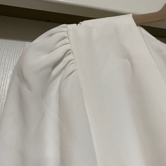 NWT Fame and Partner 💌Free Shipping White L/S Dress Size 6 - Picture 5 of 10